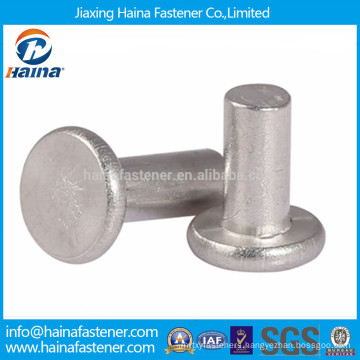 GB109 stainless steel flat head solid rivets